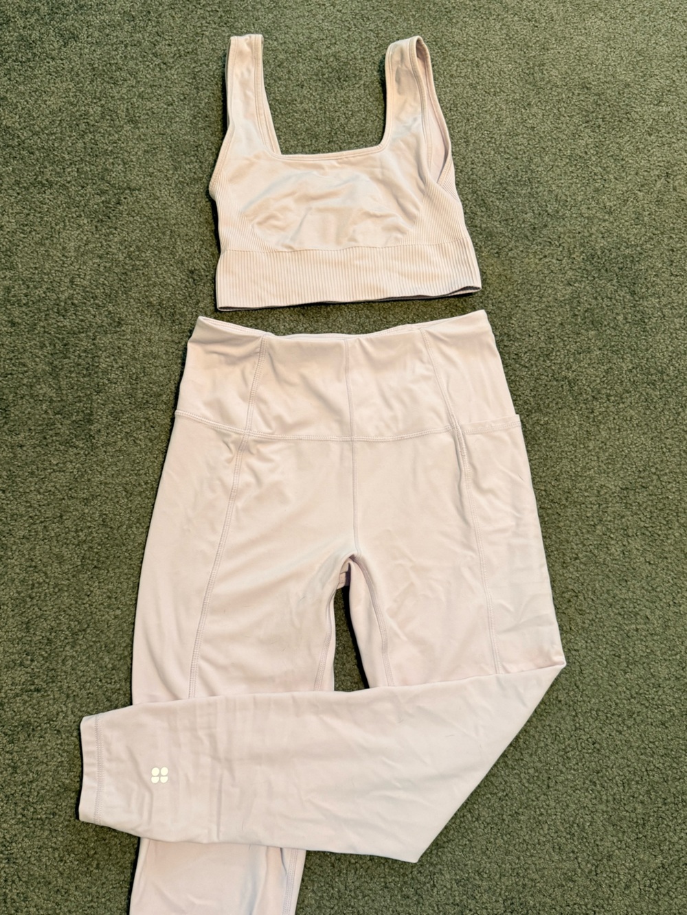Sweaty Betty Pale Pink Active Set
